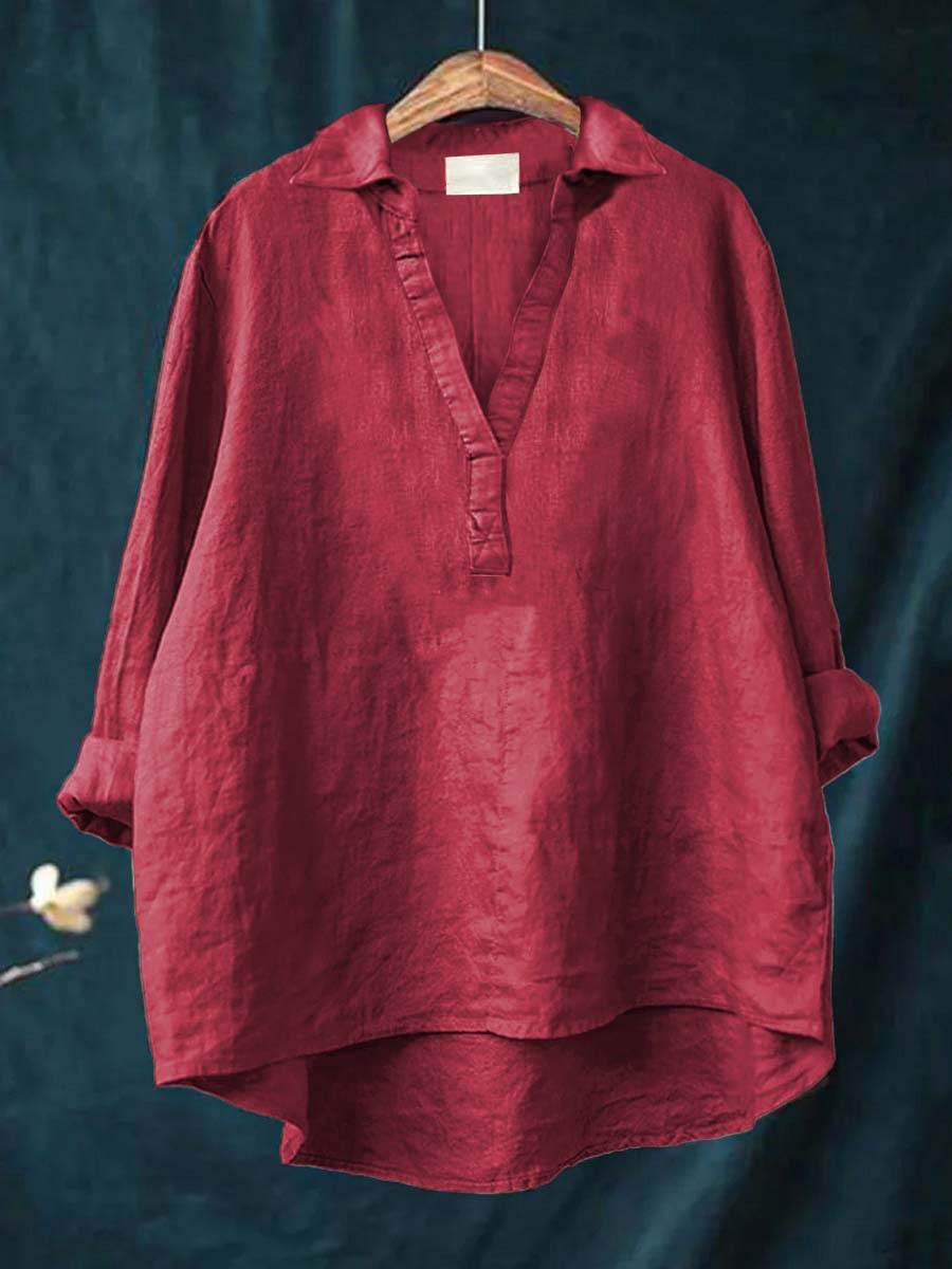 Andrea Linen Blouse